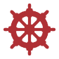icon boat ship steering wheel